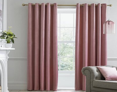 Premium Eyelet Curtains Installation Gallery in Dubai