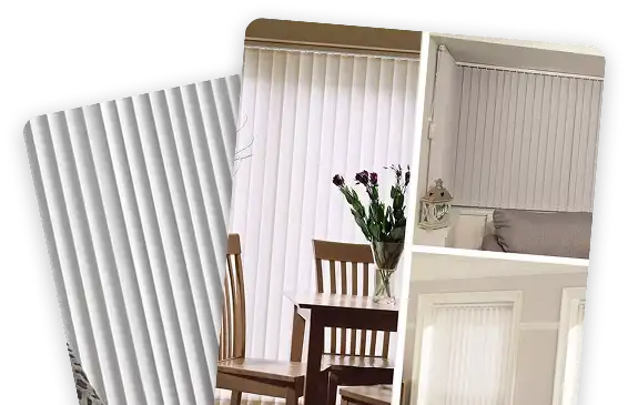 Stylish vertical window blinds