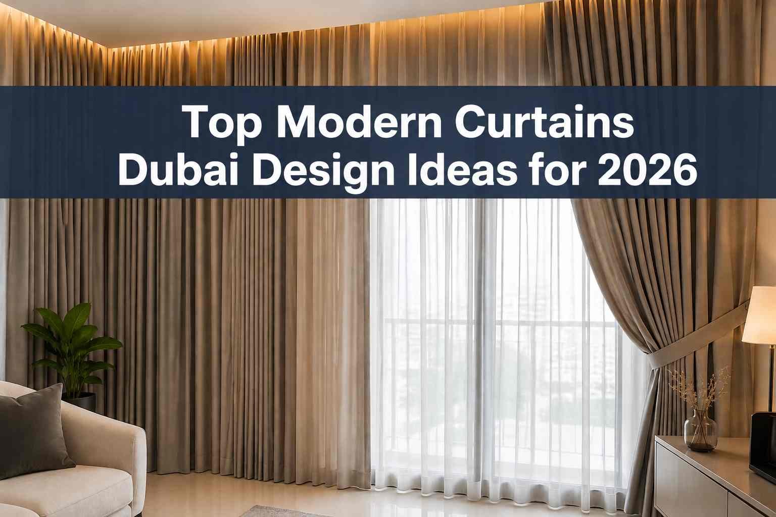 Top Modern Curtains Dubai Design Ideas for 2026