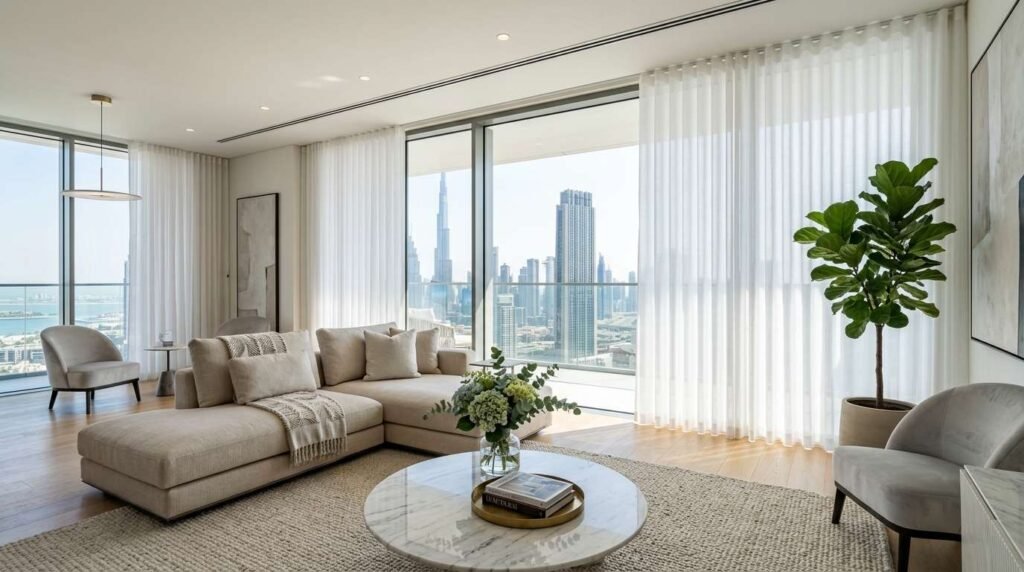 Best Wave Curtains Dubai for living room
