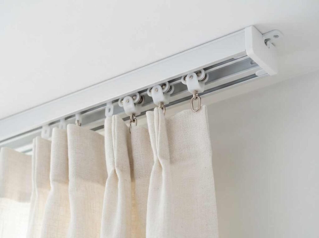 Traverse Rod Hooks by curtain installation dubai