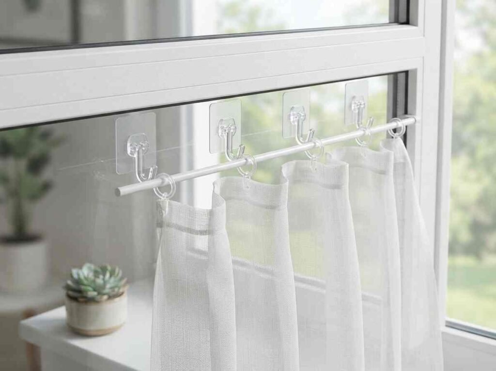 Adhesive Curtain Hooks