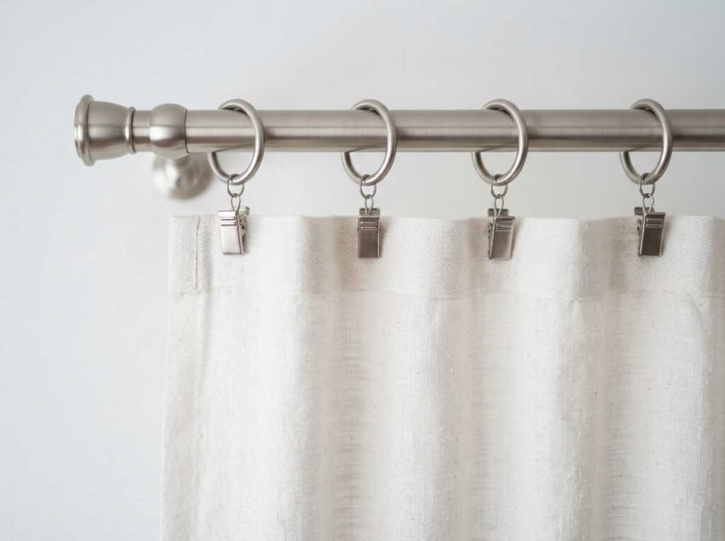 Ring Clip by Curtain Installation Dubai