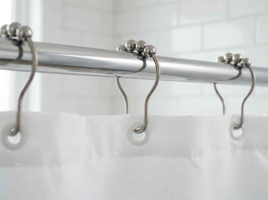 Shower Curtain Hooks by curtain installation dubai